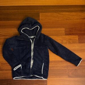 Hanna Andersson Dark Blue Fleece Hoodie